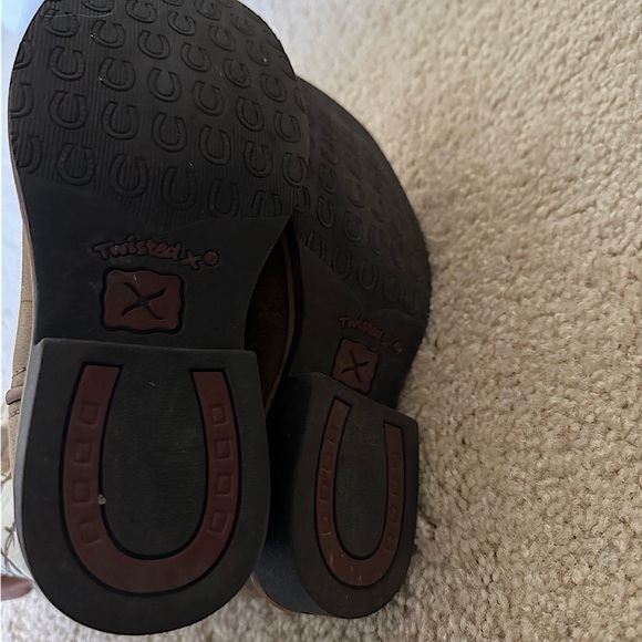 Twisted X Kid’s White Top Hand Boots - Picture 6 of 8